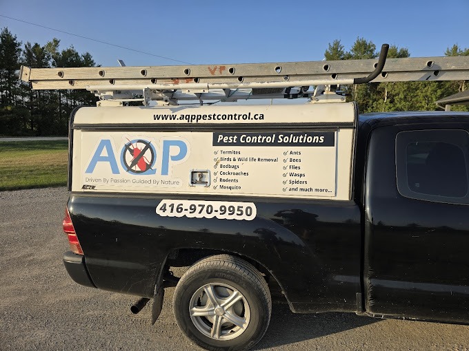AQP Pest Control Services Truck